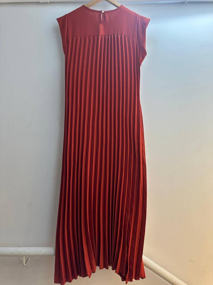 LORIANE - Wholesale Dress - Women's - 11094UP Long and loose plain dress10