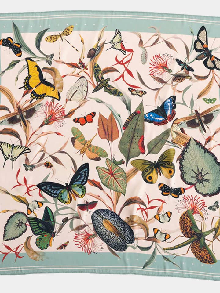 Sjal Svart Fjäril för wholesale av Muzaluci