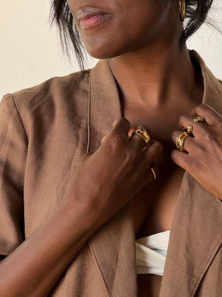 Square Ring II for wholesale by ABBY ALLEY