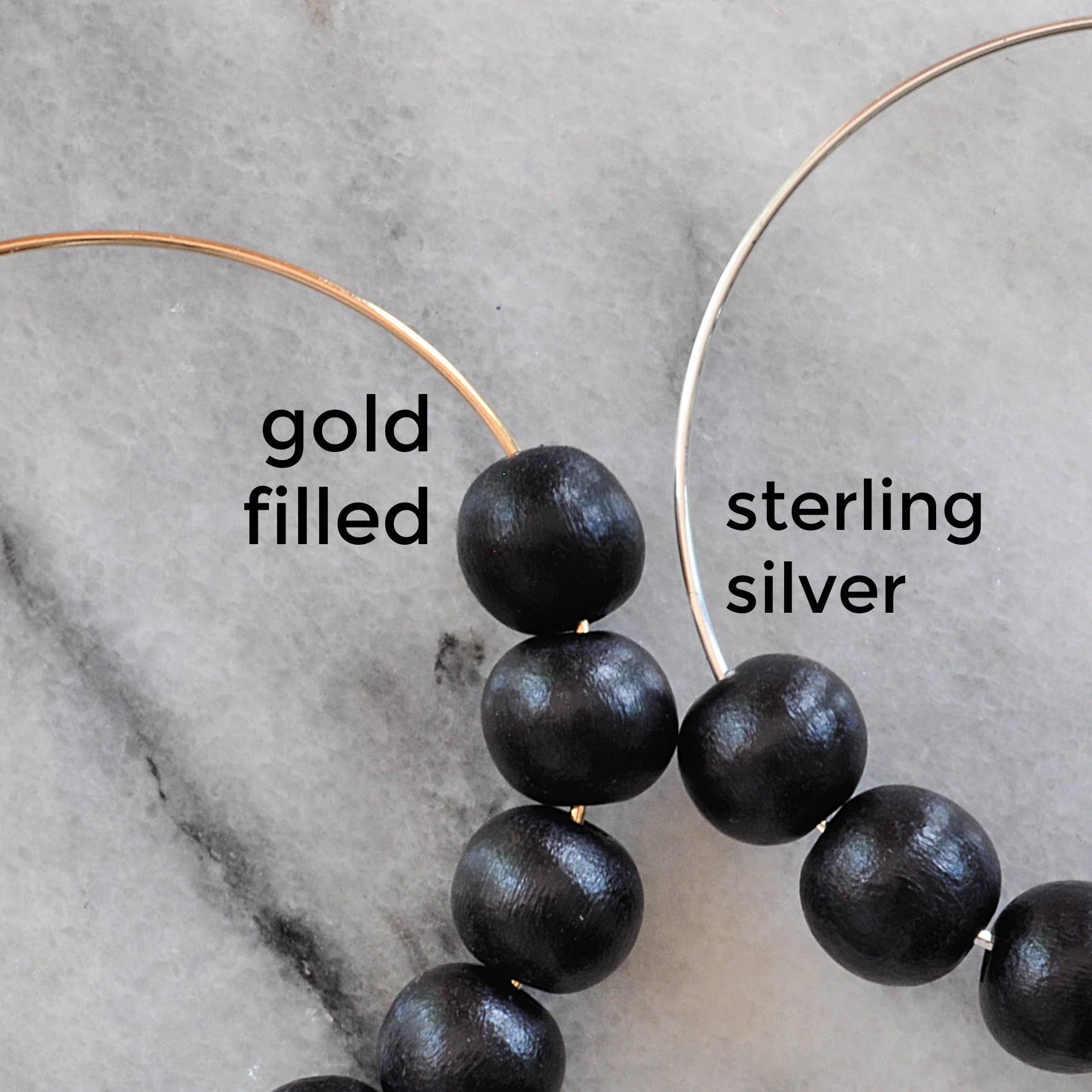 Libby & Smee - Wholesale Oorringen - Wood Bead Hoepeloorbellen3