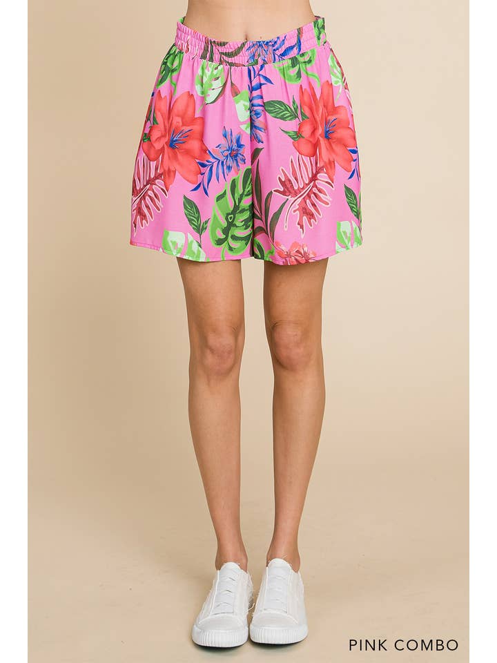 Cotton Bleu - Wholesale Shorts - Women's - 30185W - Bohemian Style Women's Air Flow Print Shorts13