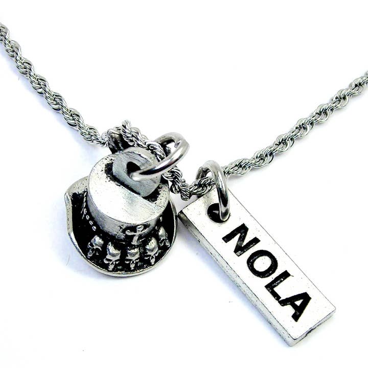 Chubby Chico Charms – Colar pingente/pendente por atacado – Baron Samedi NOLA Samedi Colar charme haitian Voodoo1