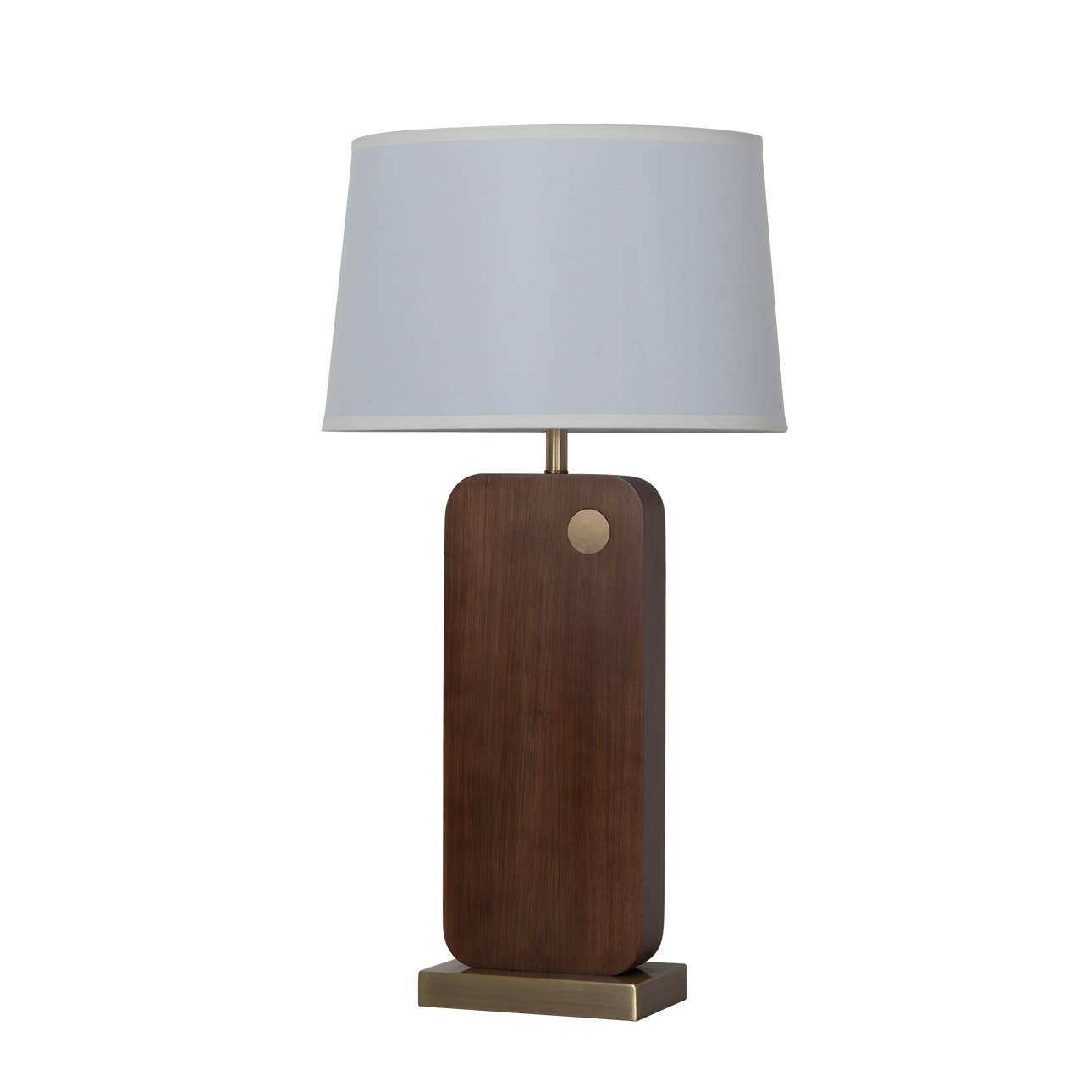 Table Lamp Walnut 30" Laurel Wood Finish for wholesale on Faire3