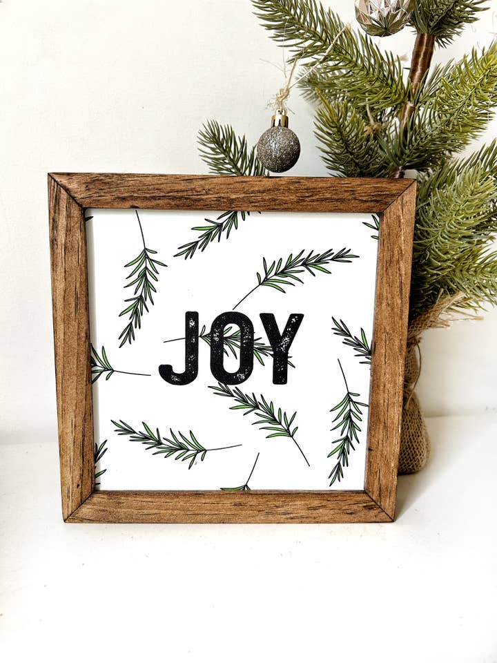 Joy Sign / Winter sign / Christmas Sign for wholesale by Jordan Station Creations