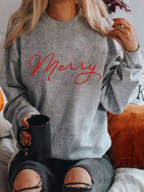God Jul, Unisex Crewneck Fleece Sweatshirts för wholesale av Top Avenue