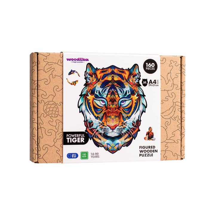 Woodlika – Großhandel Puzzle – Kinder – Woodlika Magische Tiere | Mächtiger Tiger Puzzle