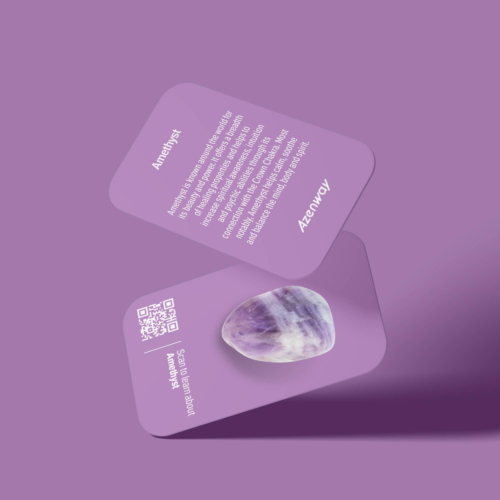 Azenway - Wholesale Essential Oil Roll-On - Amethyst Crystal Roller Chill Blend with Pure Essential Oils5