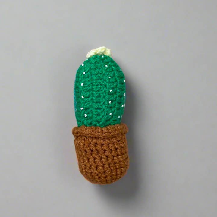 Crochet Cactus - Dark Green for wholesale by Pink Peacock Gifts