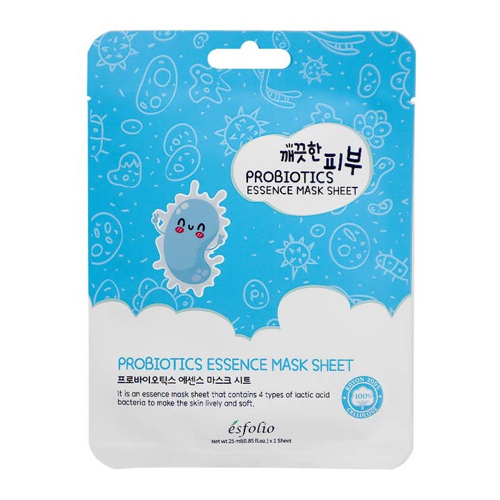 PINEAPPLE Beauty - Wholesale Skincare Face Mask - Esfolio ESMPPUPR Probiotic Essence Facial Mask Sheet - 10pc3