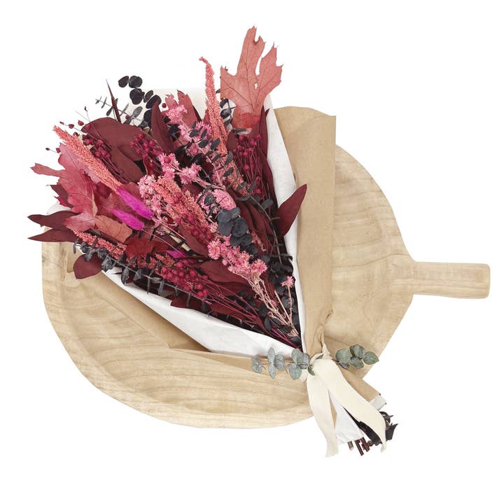 Andaluca - Wholesale Dried/Pressed Flowers - Merlot Summer Floral Bouquet #1365