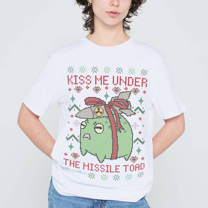 Maglietta di Natale Missile Toad (Unisex) per la vendita all'ingrosso da parte di SassySpud