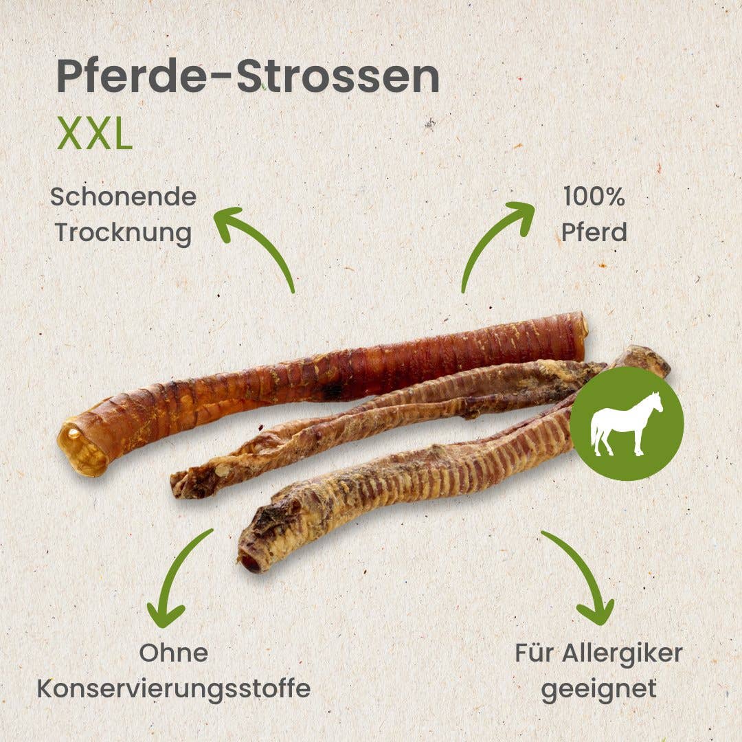 Kauartikel.com GmbH – Großhandel Haustierkauknochen & Rohhaut – Hund – Pferde-Strossen XXL3