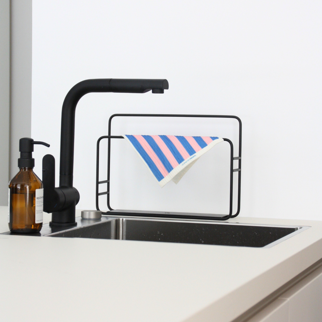 HERR&FRAUHEMPEL - Wholesale Dishcloth - Sponge cloth stripes blue-pink3