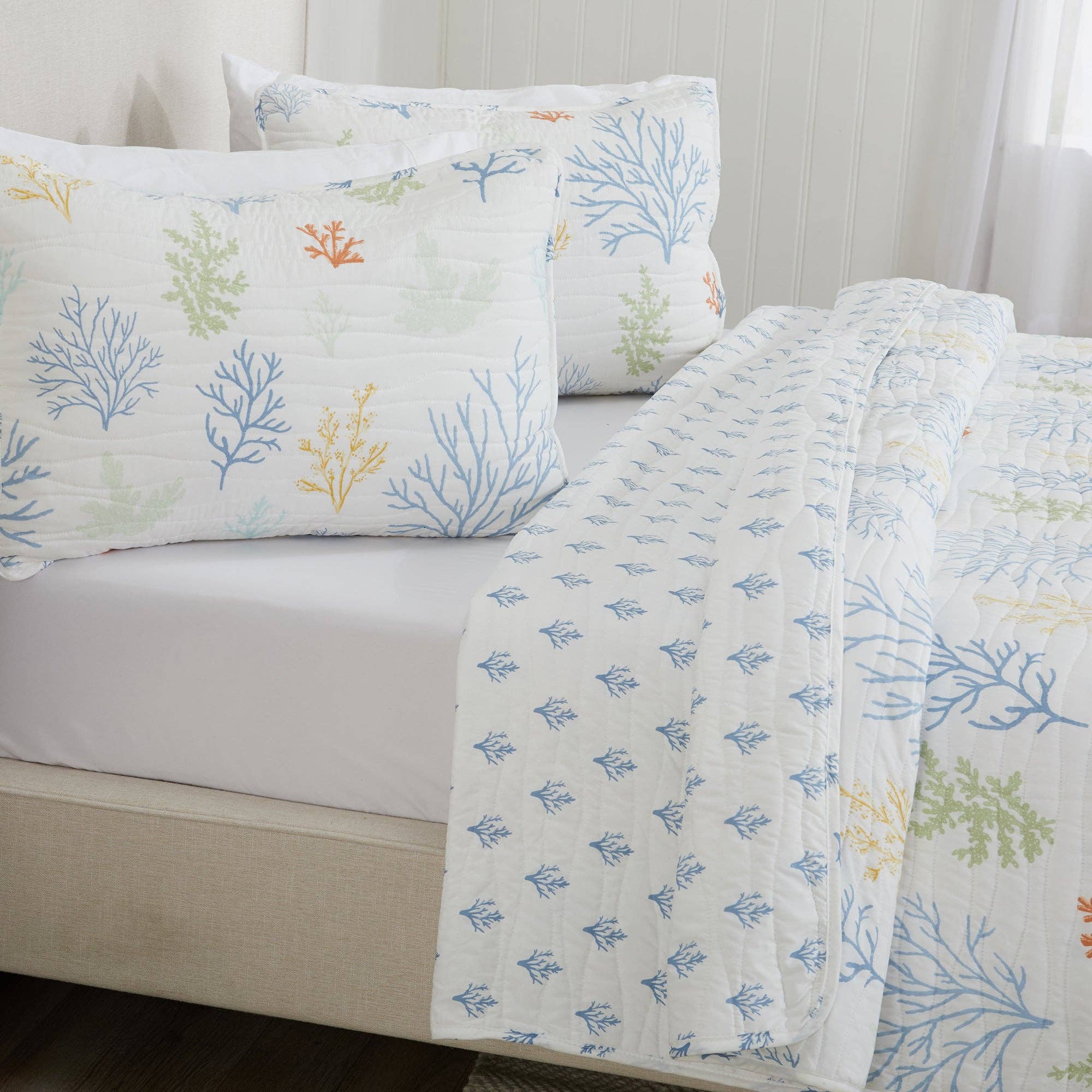 Quilt & Sham Set - Coastal Design - Maldives Collection for wholesale on Faire2