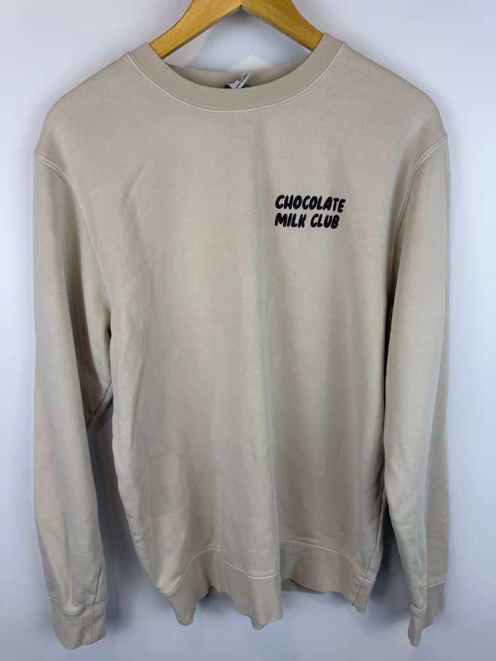 Chokolade Mælk Klub Crewneck - Medium for engroshandel hos Room 1021