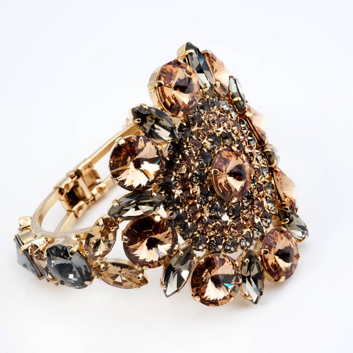 Røget rose vindue armbånd for engroshandel hos HUB161