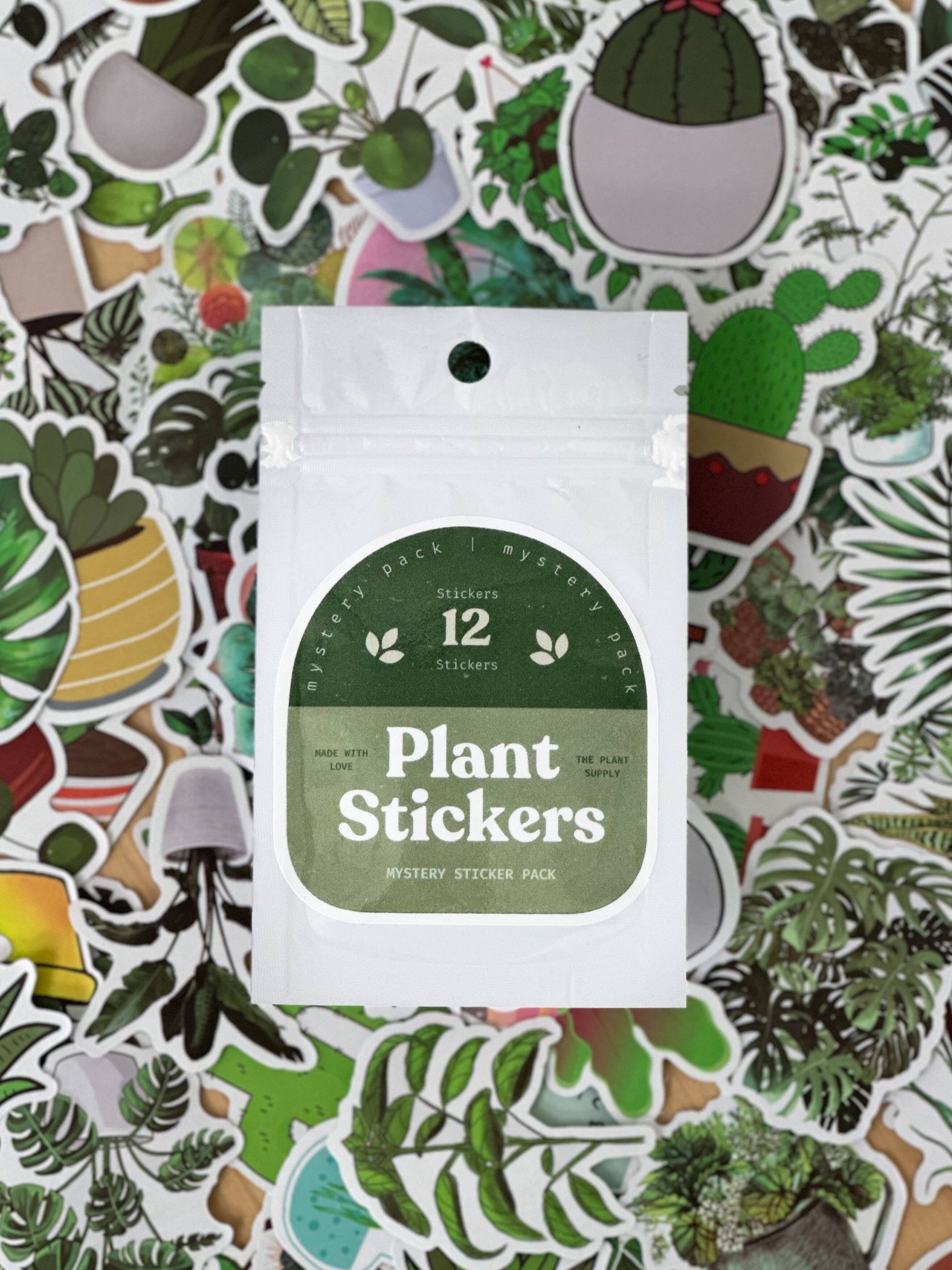 The Plant Supply - Wholesale Sticker - Plant Sticker Pack | Houseplant Sticker Mystery Pack1