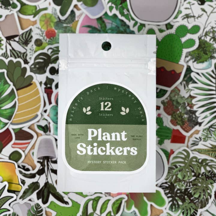 The Plant Supply - Wholesale Sticker - Plant Sticker Pack | Houseplant Sticker Mystery Pack1