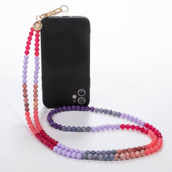 Viva La Violet Crossbody Phone Chain for wholesale by Miami Chains & Co.