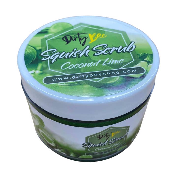 Gommage Squish Coco-Lime pour la vente par Dirty Bee