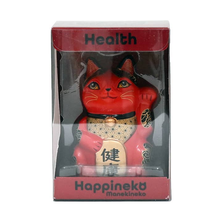 Urban Tokyo - Wholesale Decorative Figurine - 3.25"H Happineko Figurine Red Health (1/36)1