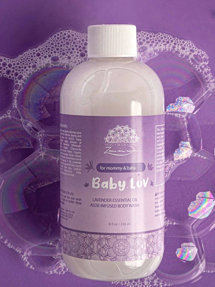 Baby Luv Lavender Baby Wash (wholesale) for wholesale by Zen in a Jar