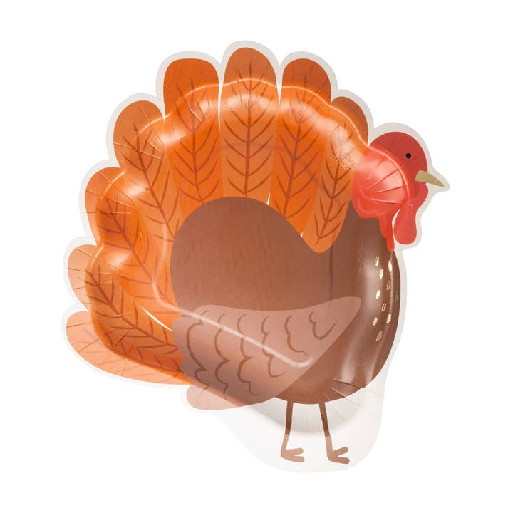 GBL1240 - Turkey Shaped Paper Plate for wholesale by My Mind’s Eye