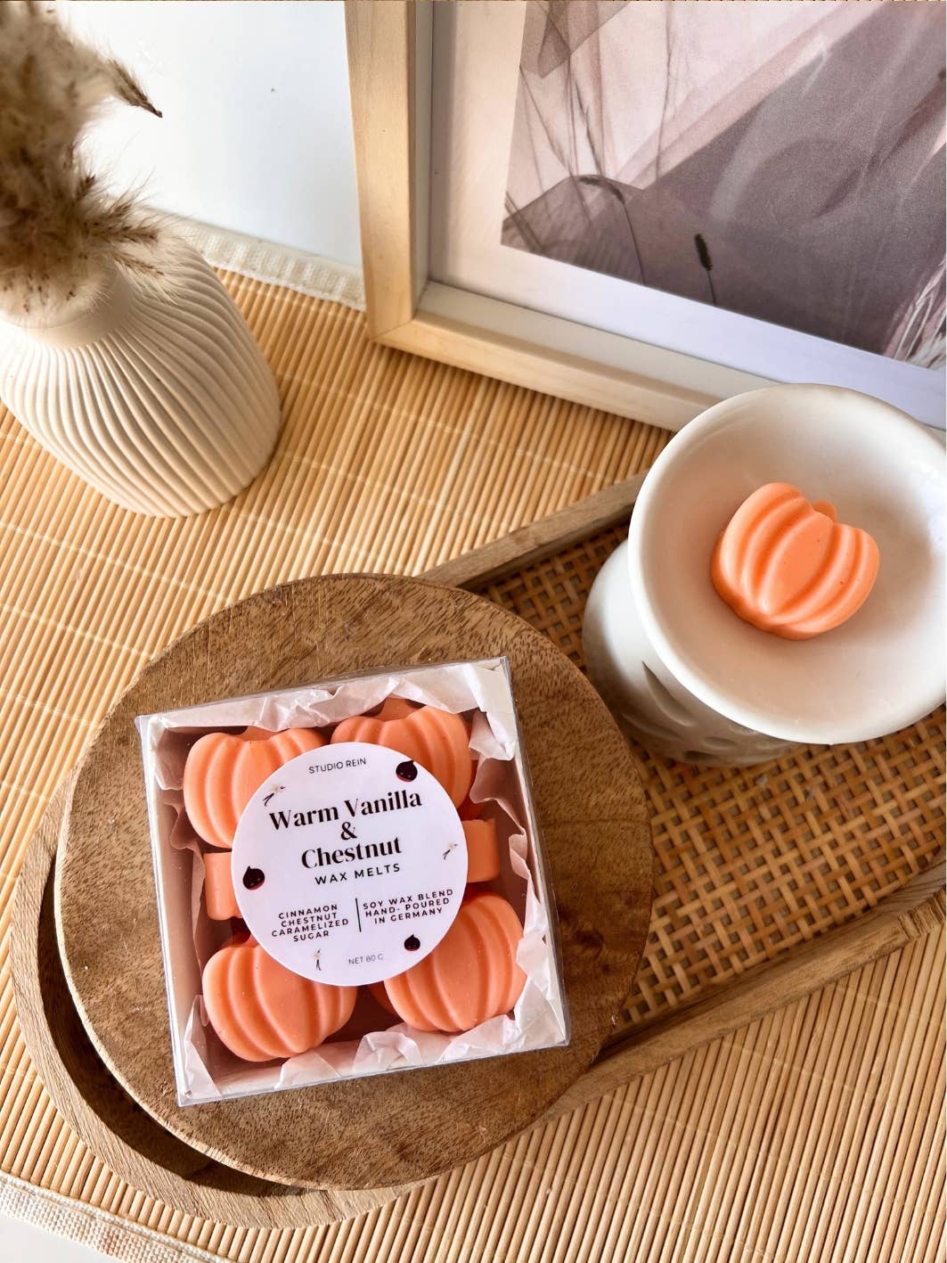 Studio Rein – Großhandel Schmelzwachs – Kürbisförmige Sojawachsschmelzer, 80 g7