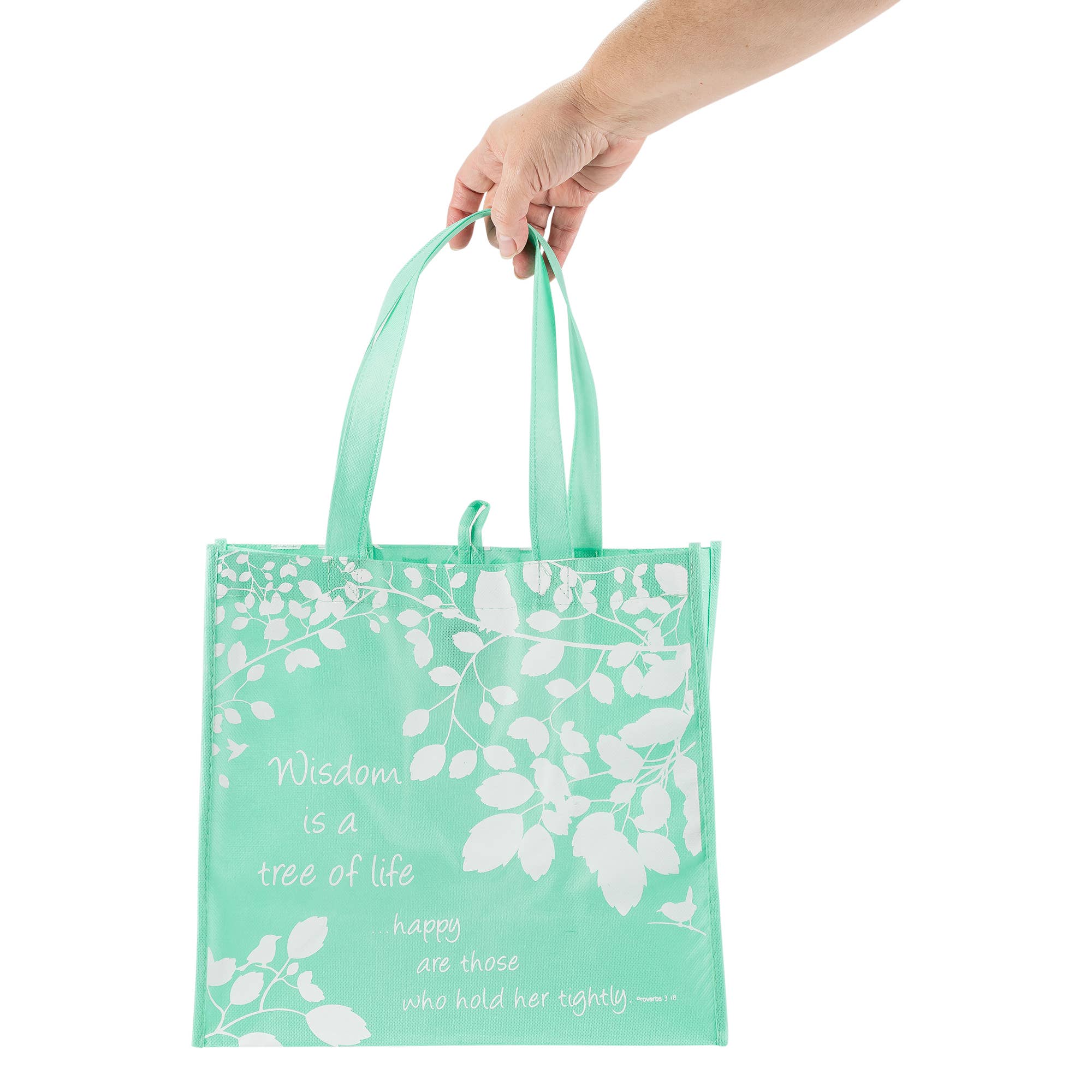 Divinity Boutique - Wholesale Tote Bag - Women's - Eco Tote: Teal Wisdom4