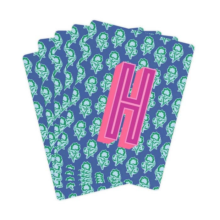 Clairebella - Wholesale Playing Cards - Playing Cards-Flora/Maya Monogram