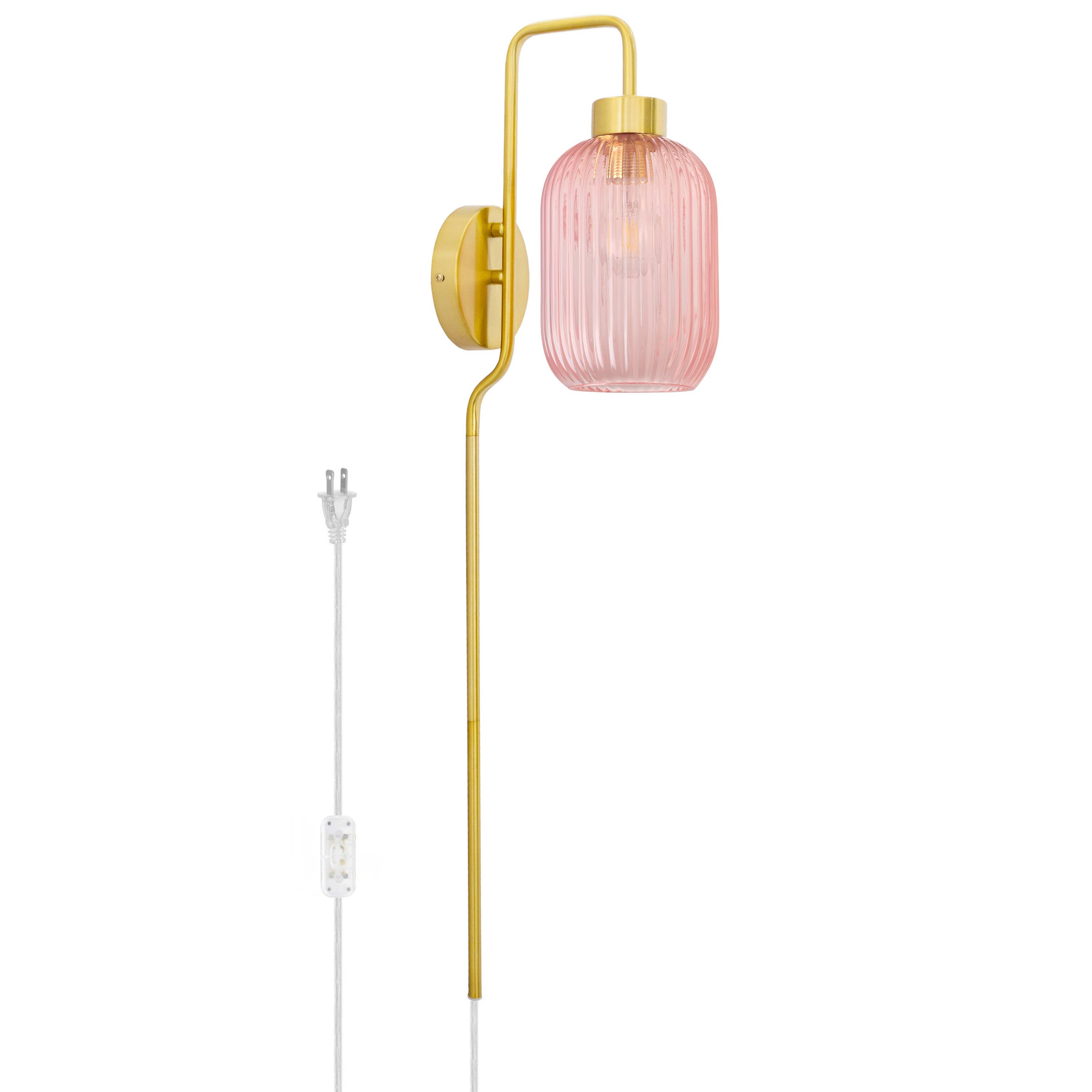 River of Goods - Wholesale Sconce - 32"H Davia Retro Wall Sconce Pink, White, Smoke, or Green10