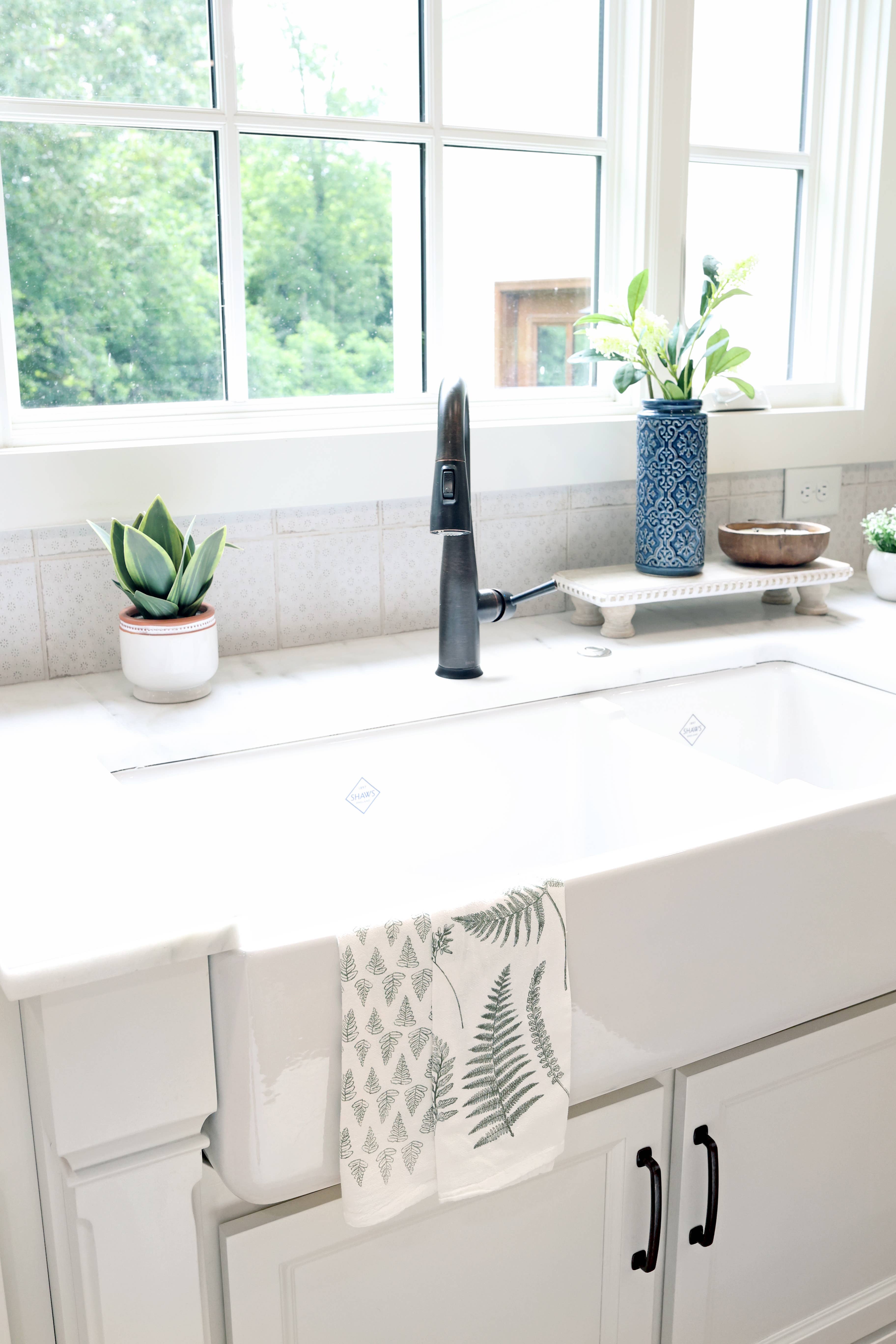 Highland Ridge  |  Handmade Home Decor - Wholesale Tea Towel - Fern Fronds Tea Towel7