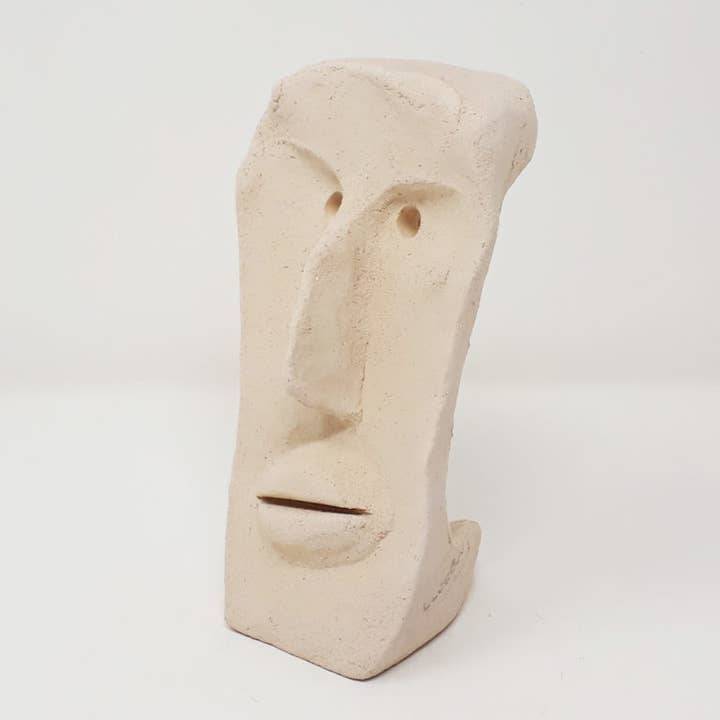 Ceramic mask - Handmade decorative object for wholesale by LABORATORIO CERAMICA ARTISTICA DI CATERINA PORCU