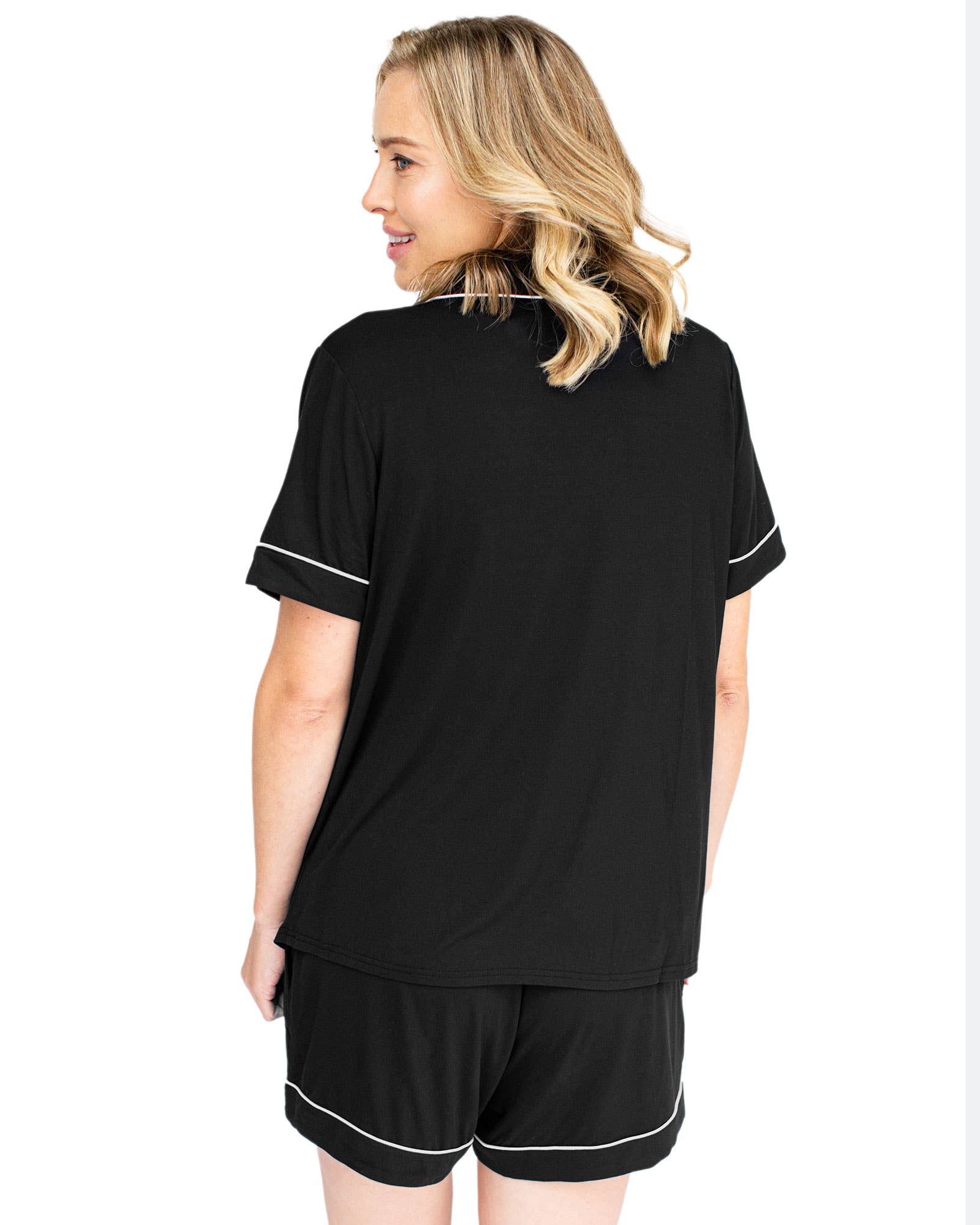 Kindred Bravely - Wholesale Sleepwear Set - Women's - Clea Bamboo Maternity & Postpartum Short Sleeve Pajama Set2