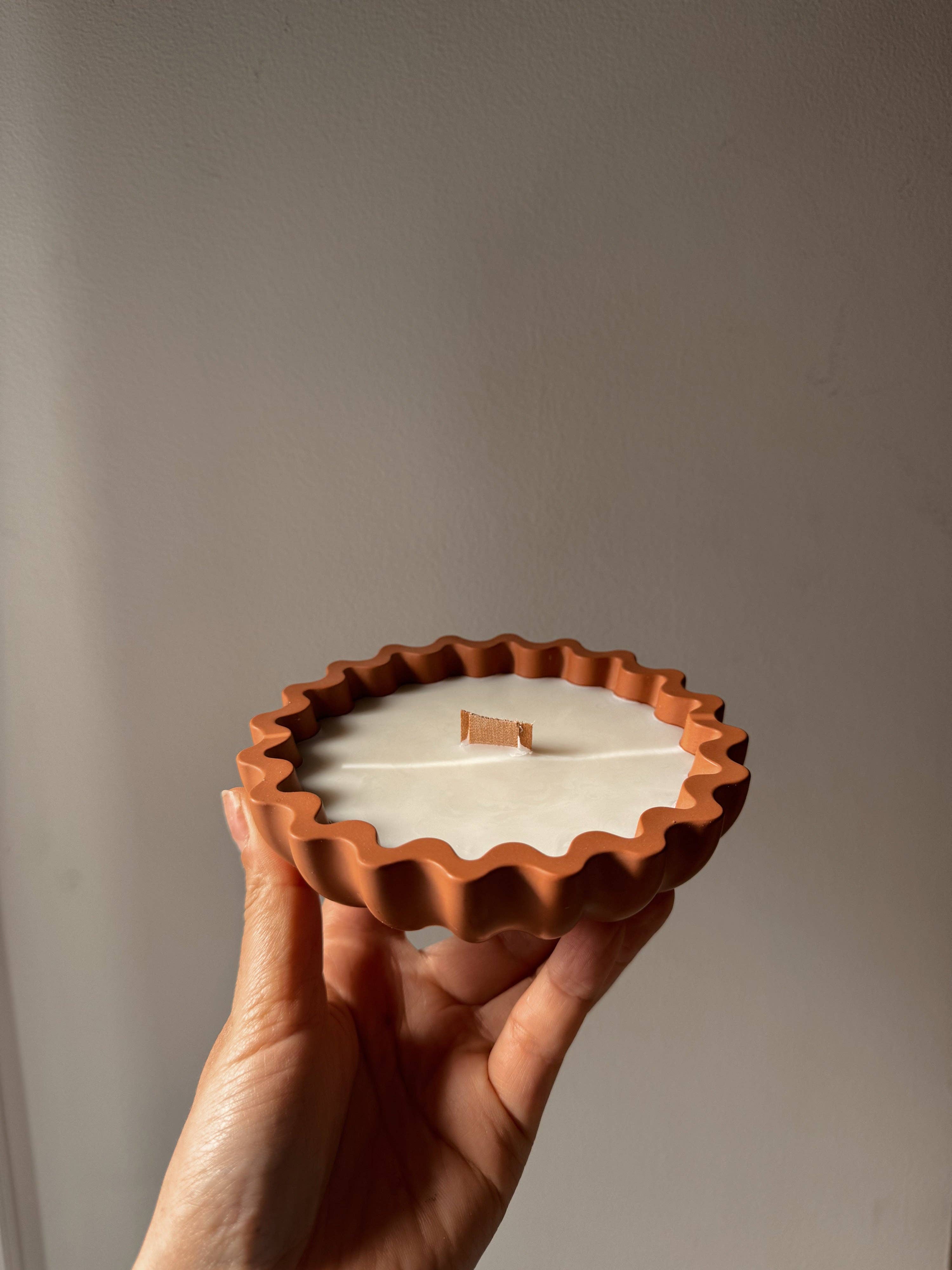 My Milky Candle - Wholesale Jar/Filled Candle - Solenne Candle 2 sizes handmade pot in jesmonite3