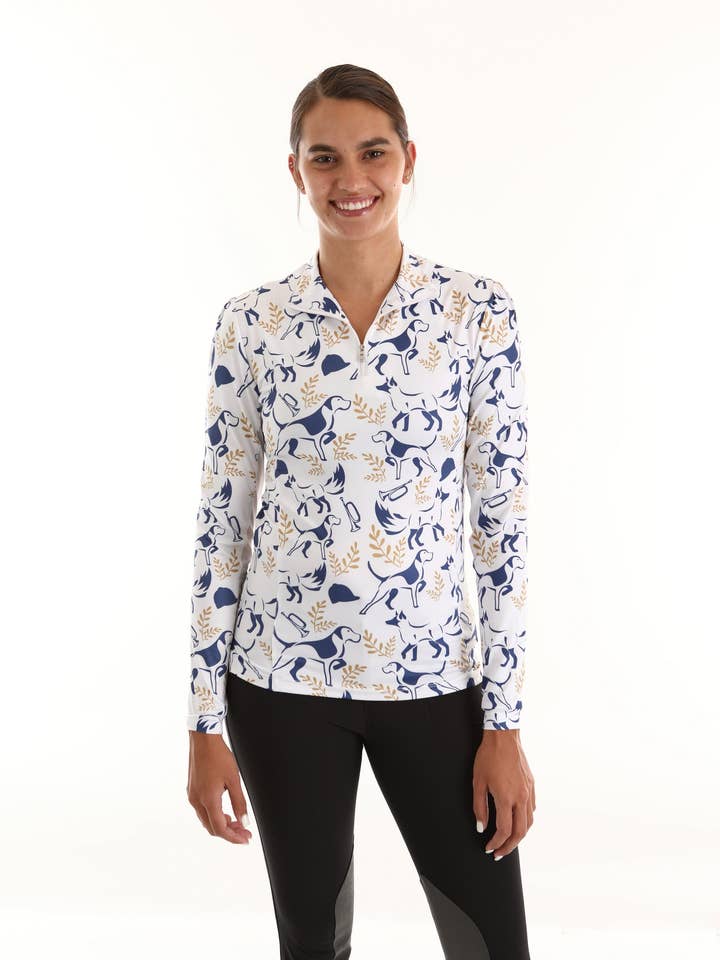Sun Shirt Hound/ Riding Shirt for wholesale by All Things Equestrian