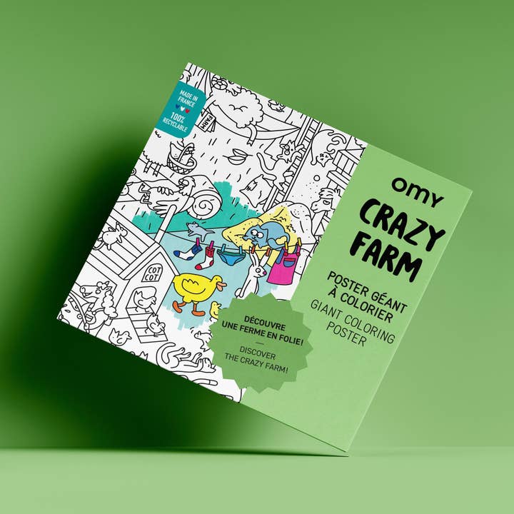 OMY - Wholesale Poster - Crazy farm - Giant poster