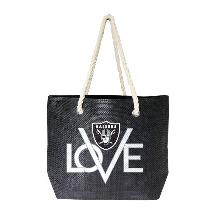NFL Las Vegas Raiders Love Tote for wholesale by Little Earth Productions