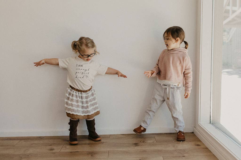 Tate & Adele – wholesale Byxor – Barn – Elsie papperspåse midjebyxa med knytband5