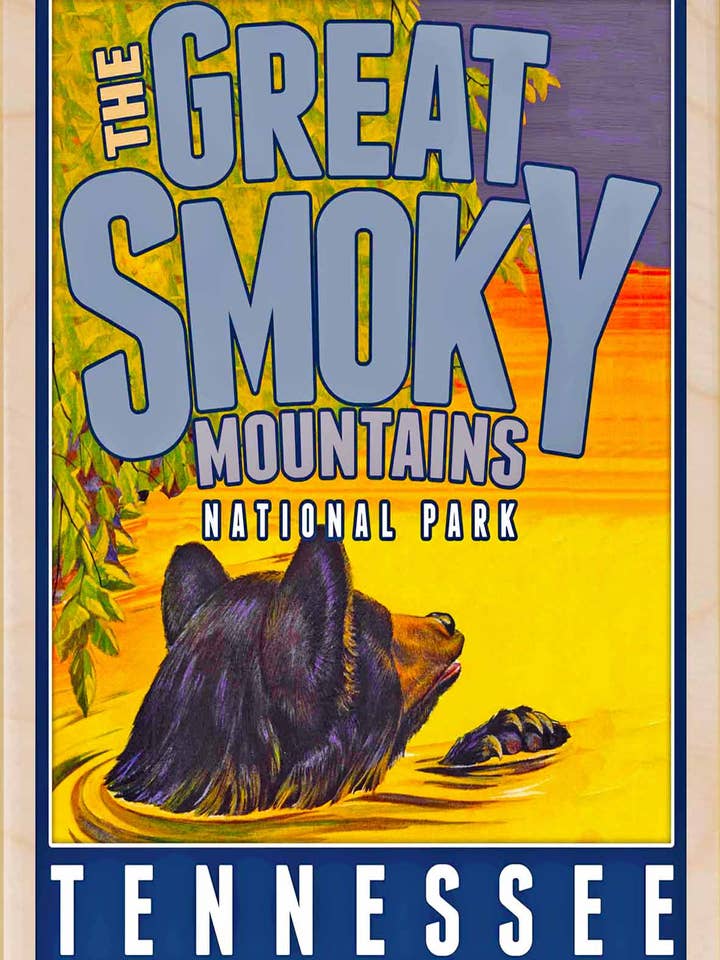 Grandi Monti Fumosi - Carte e magneti ecologici per la vendita all'ingrosso da parte di THE WOODEN POSTCARD COMPANY