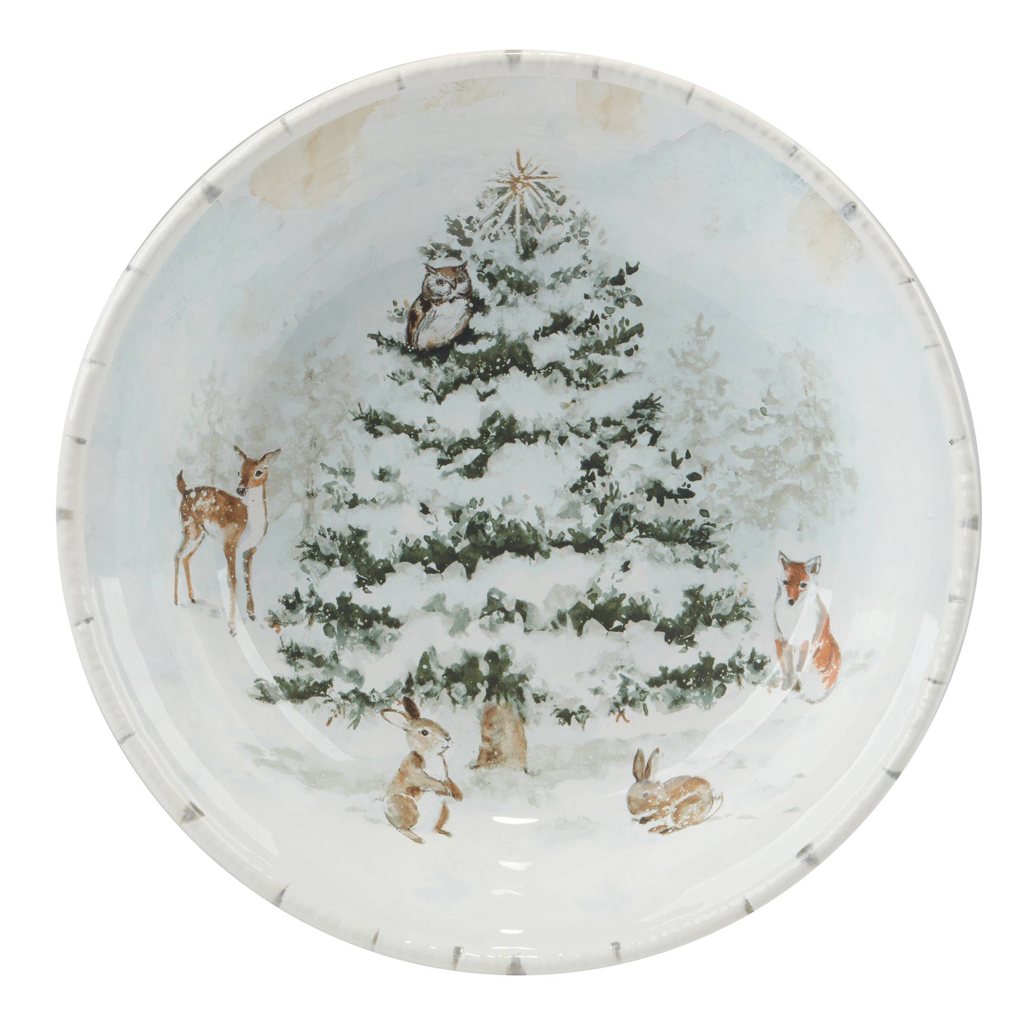 Certified International - Wholesale Serve Bowl - Winter's Frost Christmas Serving/Pasta 13in x 3in2