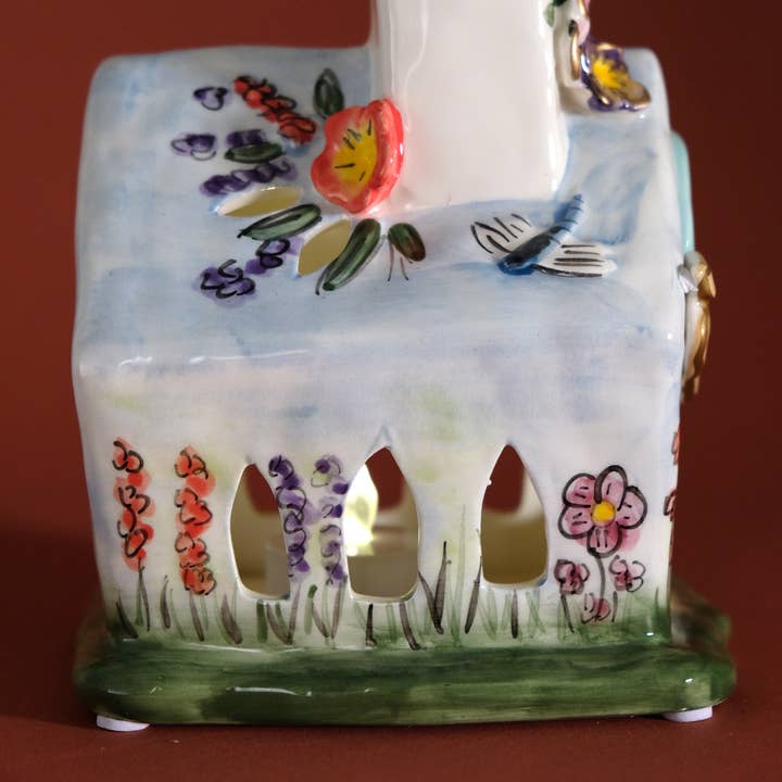 Blue Sky Clayworks - Wholesale Decorative Tabletop Object - Easter Church Candle House7
