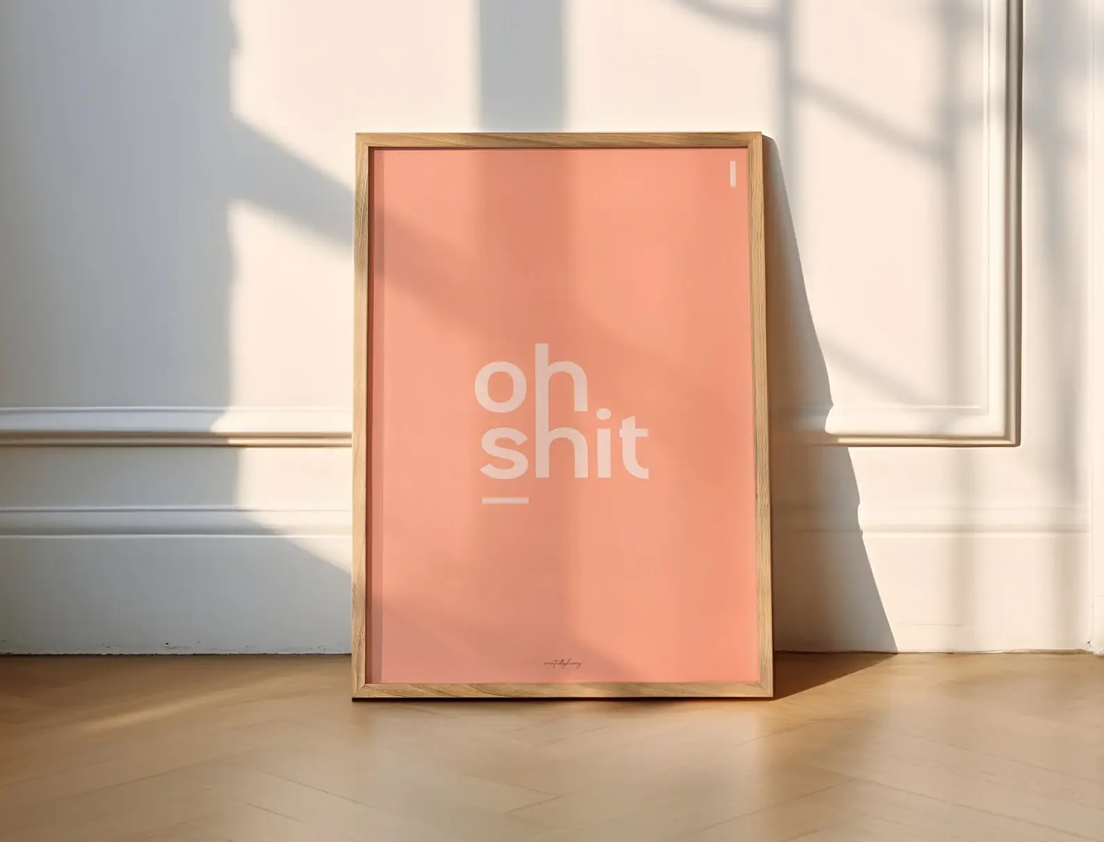 Createdbyharry - Wholesale Art Print - Oh Shit Wall Art Print4