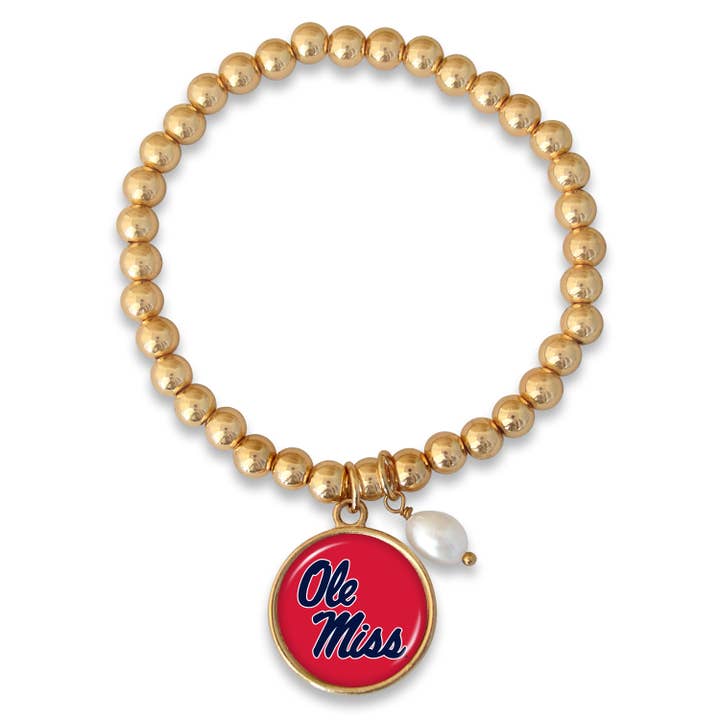 Ole Miss Rebels Diana Bracelet for wholesale by From The Heart