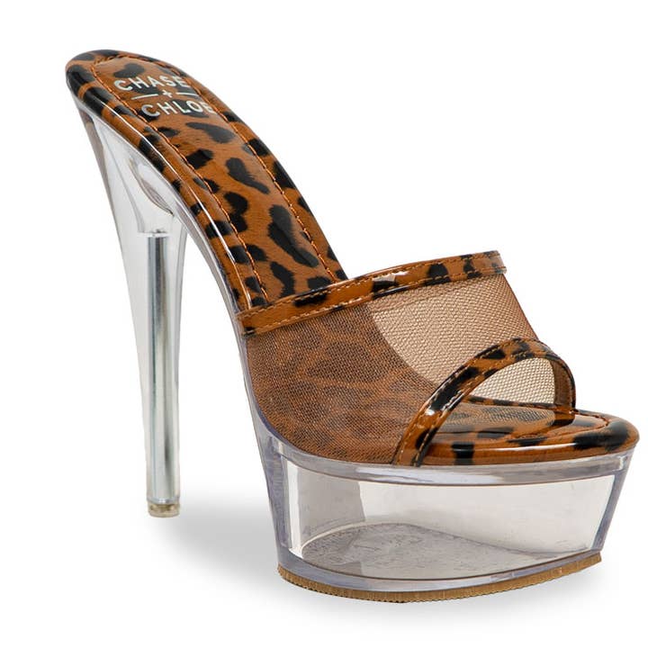 CH-SERENITY-17 CLEAR HEEL AND PLATFORM for wholesale by Stella Shoes