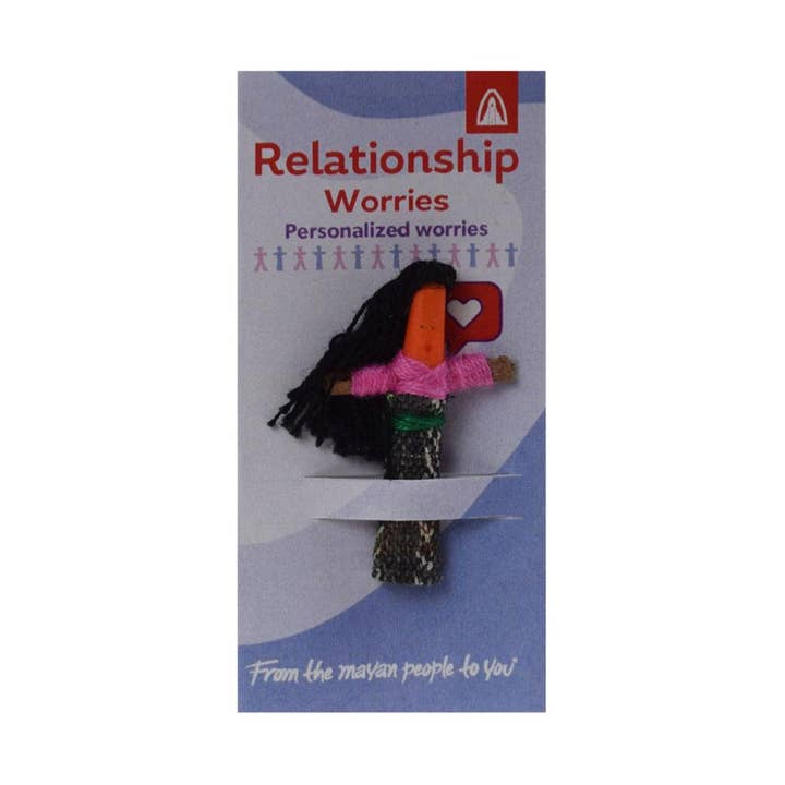 Bambola della Preoccupazione Mini, Ragazza delle Relazioni per la vendita all'ingrosso da parte di Shared Earth