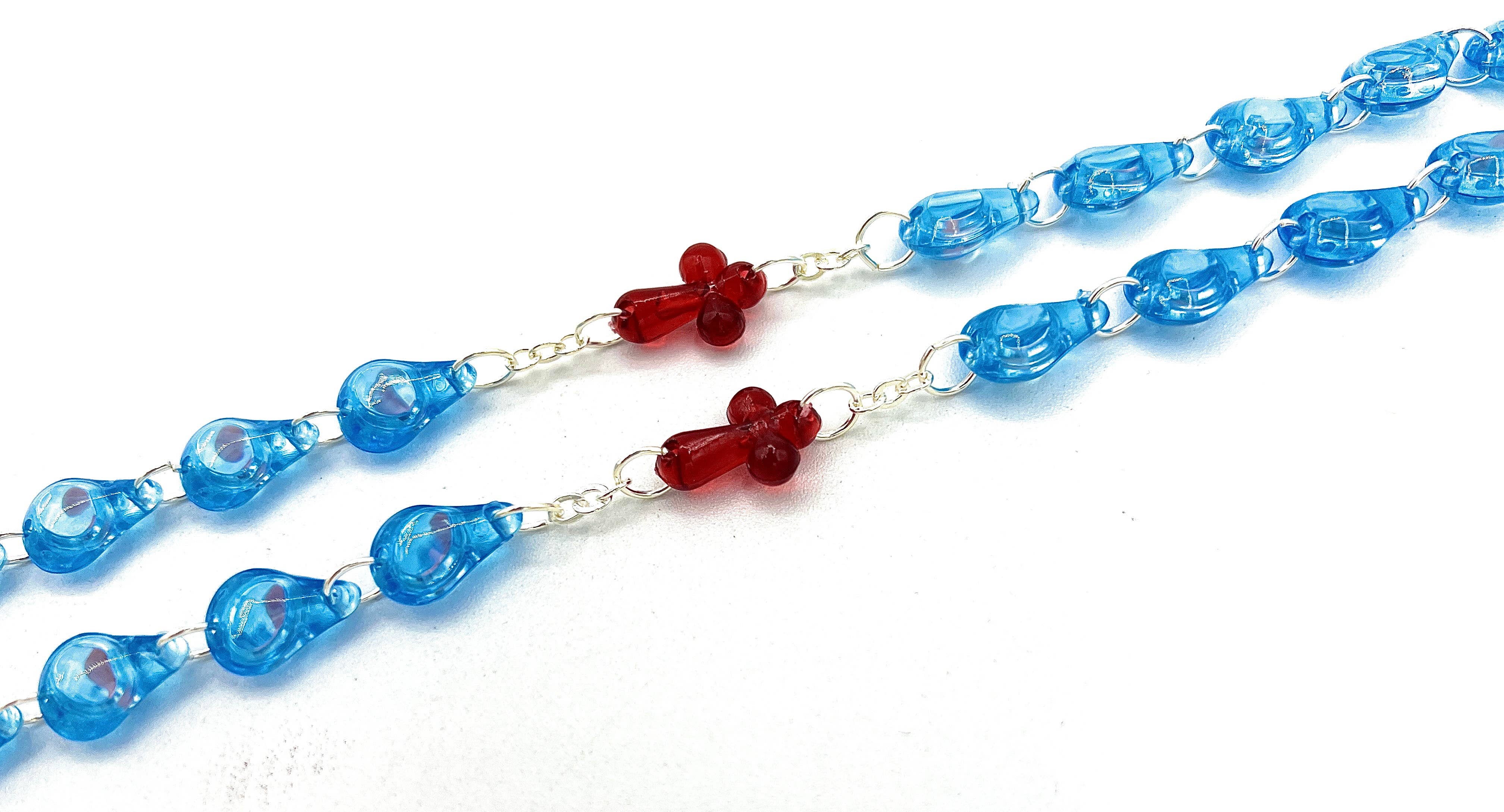 Costa Articoli Religiosi - Wholesale Prayer Beads Necklace - Rosario is the crown of unborn children. Grains 13X10 mm.2