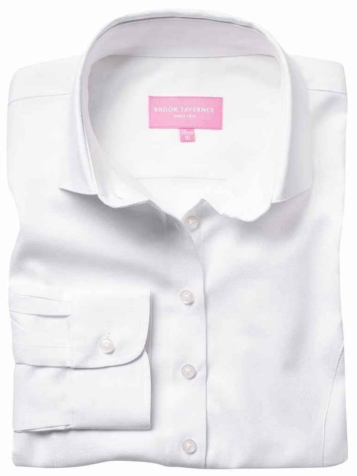 Pierre Francis - Wholesale Button Down Shirt - Women's - Brook Taverner - Ladies Aspen Long Sleeve Oxford Shirt