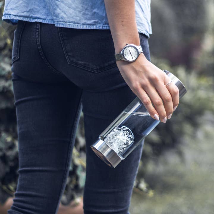 VitaJuwel USA - Wholesale Water Bottle - ViA Crystal Water Bottle | DIAMONDS