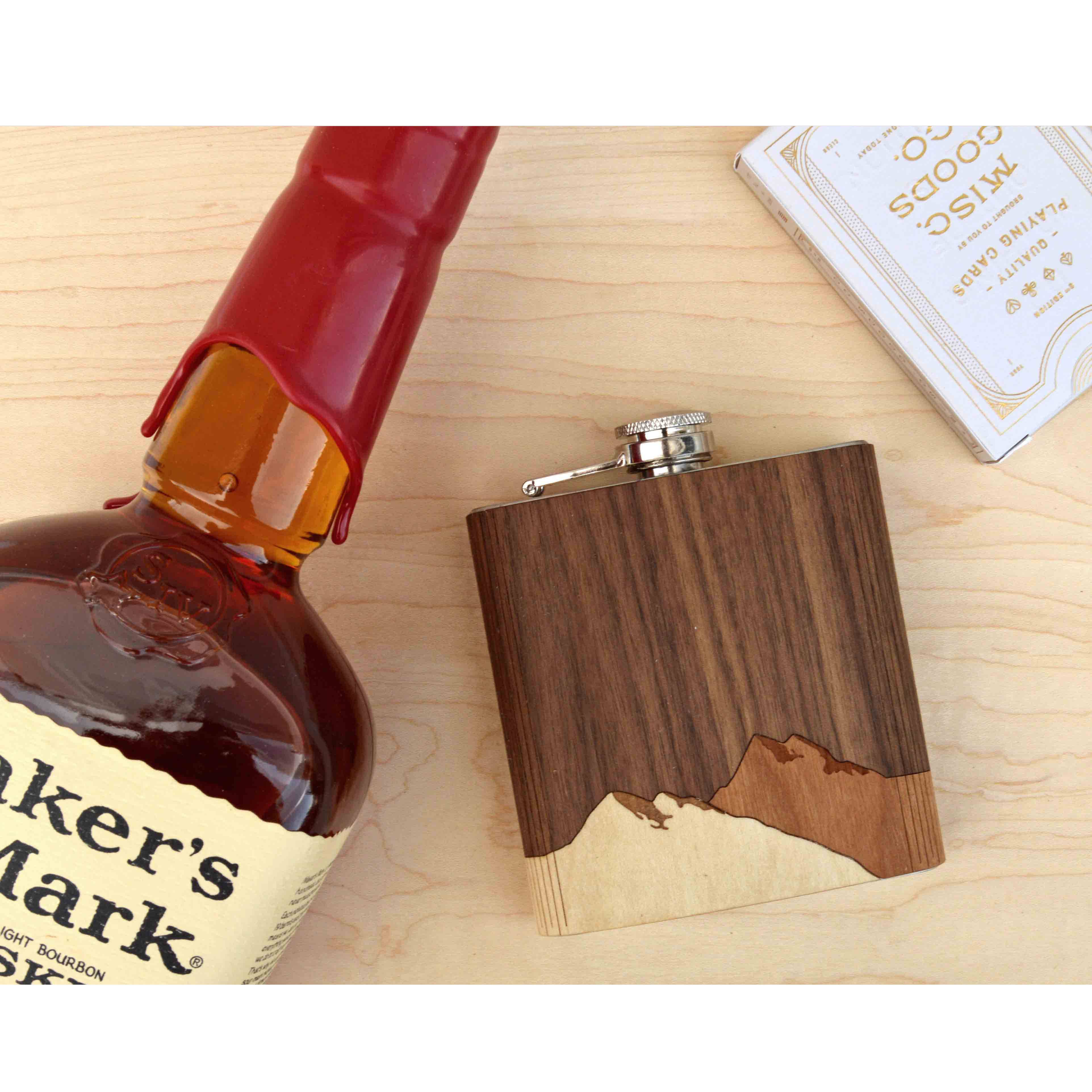 Autumn Woods Collective - Wholesale Flask - Flask - Mountains1